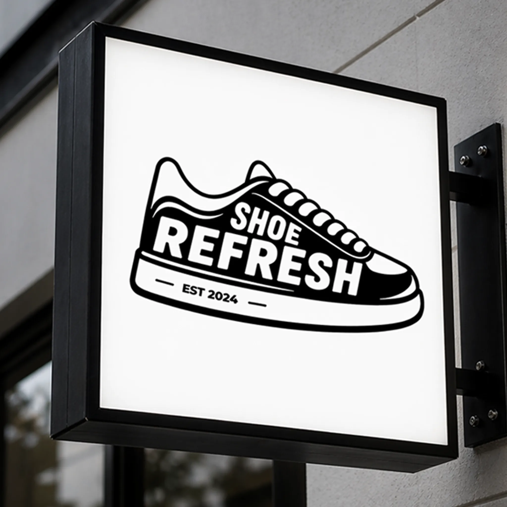 Shoerefresh-logo-signage