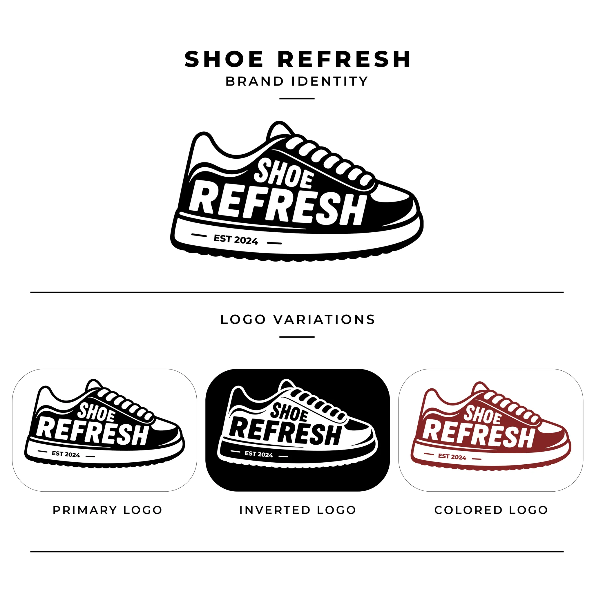 Shoerefresh-logo-variations